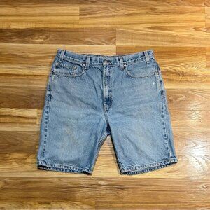 Vintage Y2K Levis 505 Men's Relaxed Fit Jorts Jean Shorts~38~